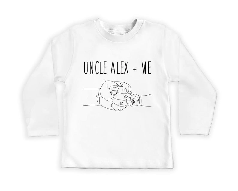 Custom Uncle + Me Baby Shirt, Adorable Gift for Nephew | Niece