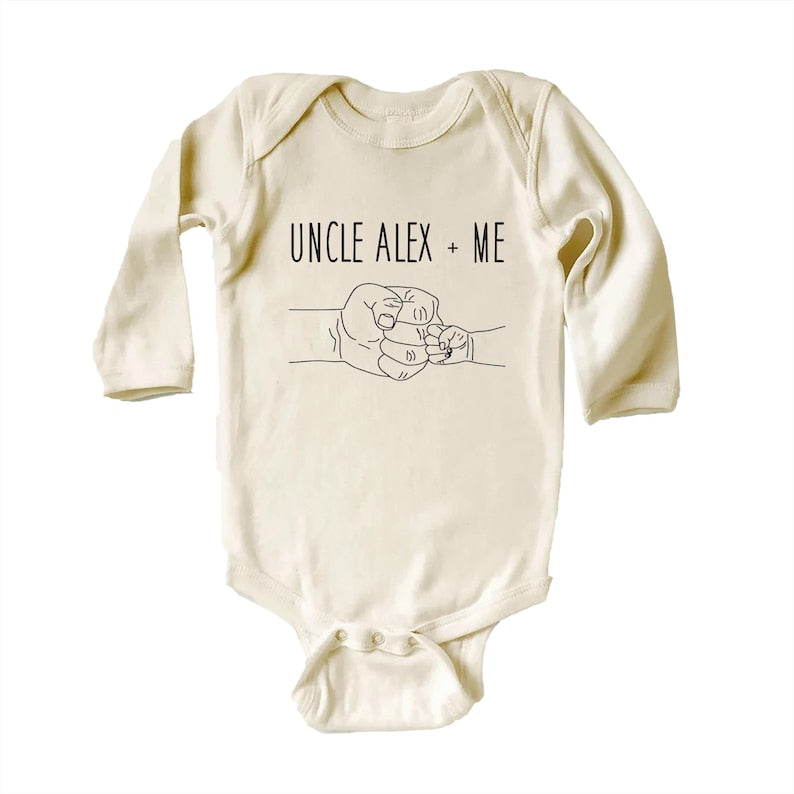 Custom Uncle + Me Baby Shirt, Adorable Gift for Nephew | Niece