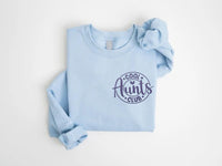 Cool Aunts Club Embroidered Sweatshirt, Gift for Cool Aunts from Niece