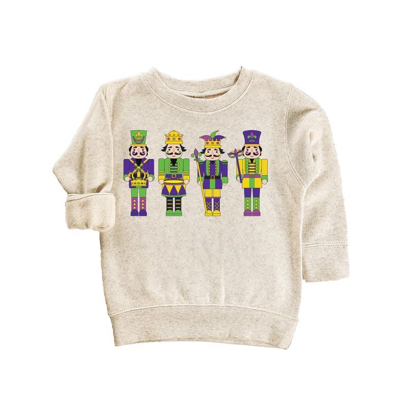 Nutcracker Mardi Gras Baby Shirt, Adorable Mardi Gras Kids Outfit Celebrations