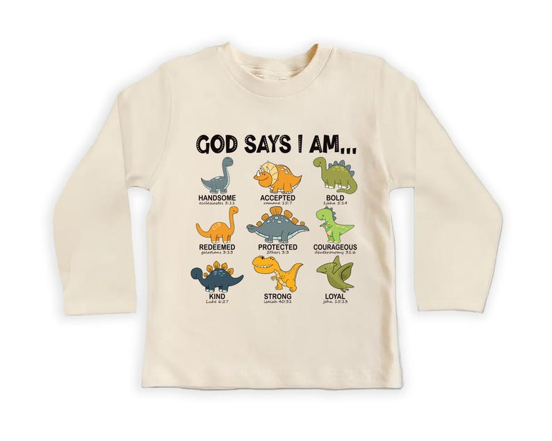 God Says I Am Handsome Baby Bodysuit, Inspirational Kids Outfit