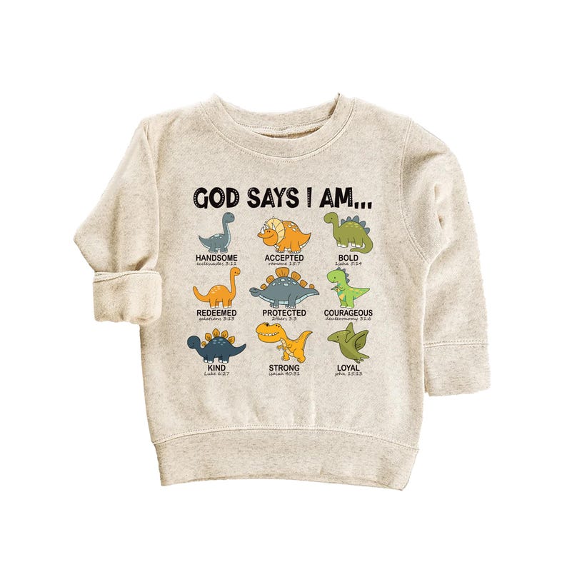 God Says I Am Handsome Baby Bodysuit, Inspirational Kids Outfit