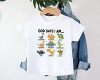 God Says I Am Handsome Baby Bodysuit, Inspirational Kids Outfit