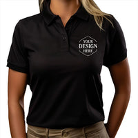 Custom Polo Shirt for Men and Women - Personalized Polo Shirts for Business, Casual Wear, Sports Teams, Work Uniforms, and Unisex Apparel(Women)