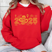 Vintage Year of the Snake Hoodie, 2025 Chinese New Year Hoodie