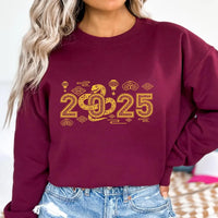 Vintage Year of the Snake Sweatshirt, 2025 Chinese New Year Sweatshirt