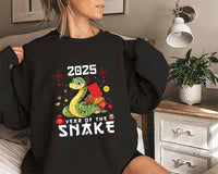 Year of the Snake Sweatshirt, 2025 Chinese New Year Sweatshirt