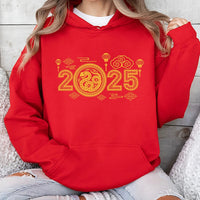 Year of the Snake Hoodie, 2025 Chinese New Year Hoodie