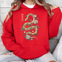 Year of the Snake Hoodie, 2025 Chinese New Year Hoodie