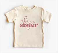 Big Sister Baby Shirt, Adorable Big Sister Gift for Girls, Pregnancy Announcement Pullover