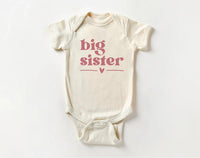 Big Sister Baby Sweatshirt, Adorable Big Sister Gift for Girls, Pregnancy Announcement Pullover