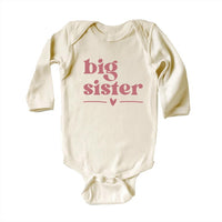 Big Sister Baby Sweatshirt, Adorable Big Sister Gift for Girls, Pregnancy Announcement Pullover