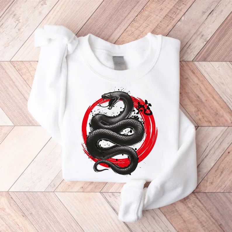 Year of the Snake Sweatshirt, 2025 Chinese New Year Sweatshirt