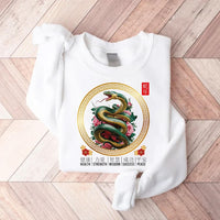 Year of the Snake Sweatshirt, 2025 Chinese New Year Sweatshirt