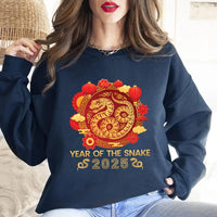 Year of the Snake Sweatshirt, 2025 Chinese New Year Sweatshirt