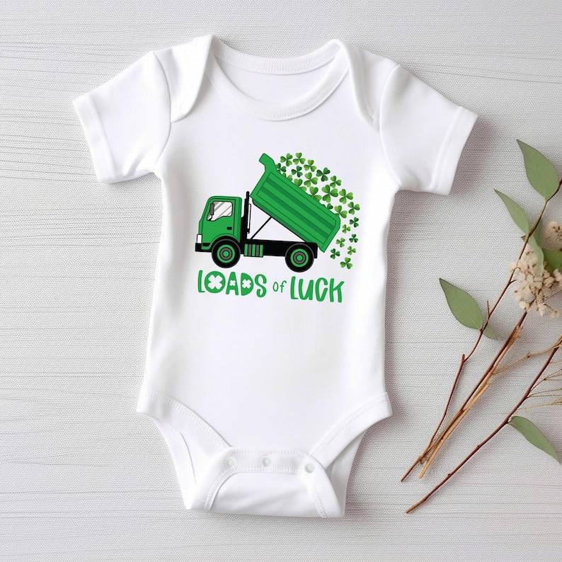 Loads of Luck Baby Shirt, Irish Holiday Gift