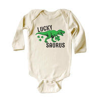 Lucky Saurus St. Patrick's Day Baby Shirt, Saint Patrick’s Day Gift