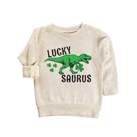 Lucky Saurus St. Patrick's Day Baby Shirt, Saint Patrick’s Day Gift