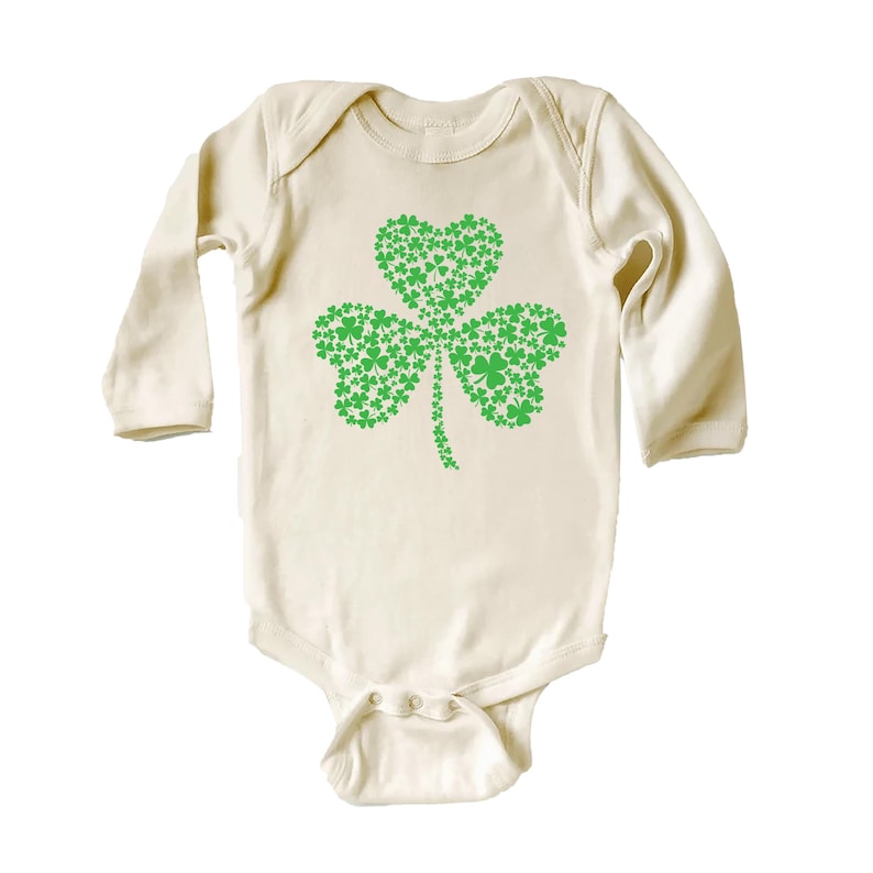 Irish Shamrock St Patrick's Day Baby Sweatshirt, Irish Pride St Patrick's Day Outfit