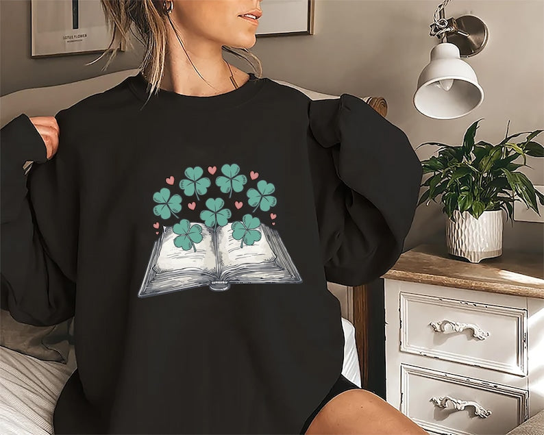 St. Patrick's Day Book Lover Sweatshirt