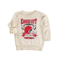 Kansas City Football Baby Sweatshirt, Classic Sunday Football Apparel