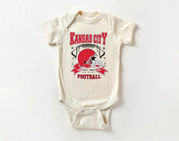 Kansas City Football Baby Sweatshirt, Classic Sunday Football Apparel