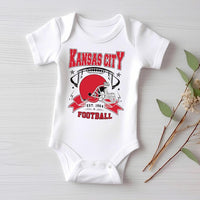 Kansas City Football Baby Sweatshirt, Classic Sunday Football Apparel