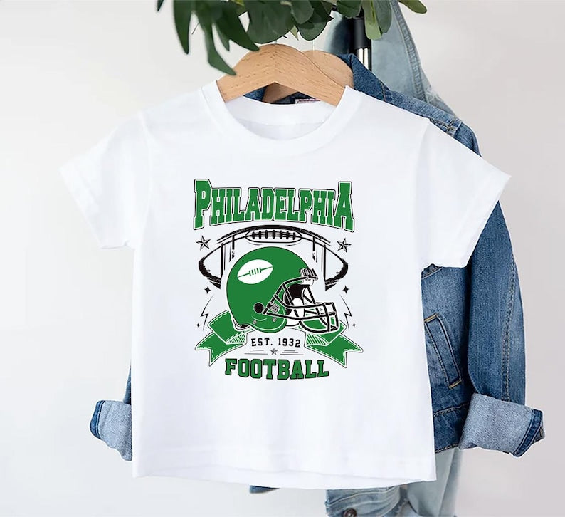 Philadelphia Football Baby Shirt, Classic Sunday Football Apparel