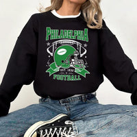 Philadelphia Football Vintage Sweatshirt, Classic Football Sweatshirt