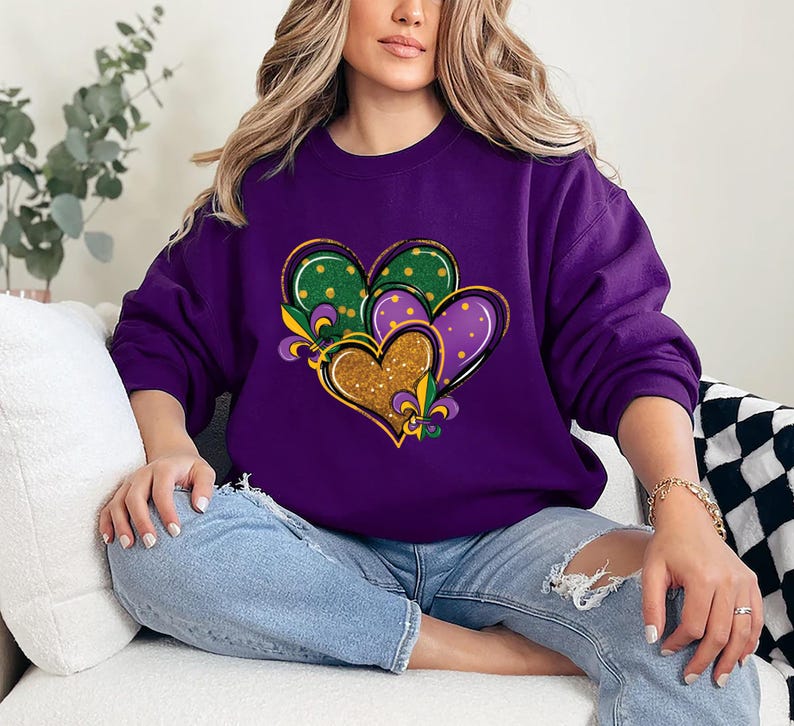 Happy Mardi Gras Sweatshirt, Mardi Gras Day Sweatshirt