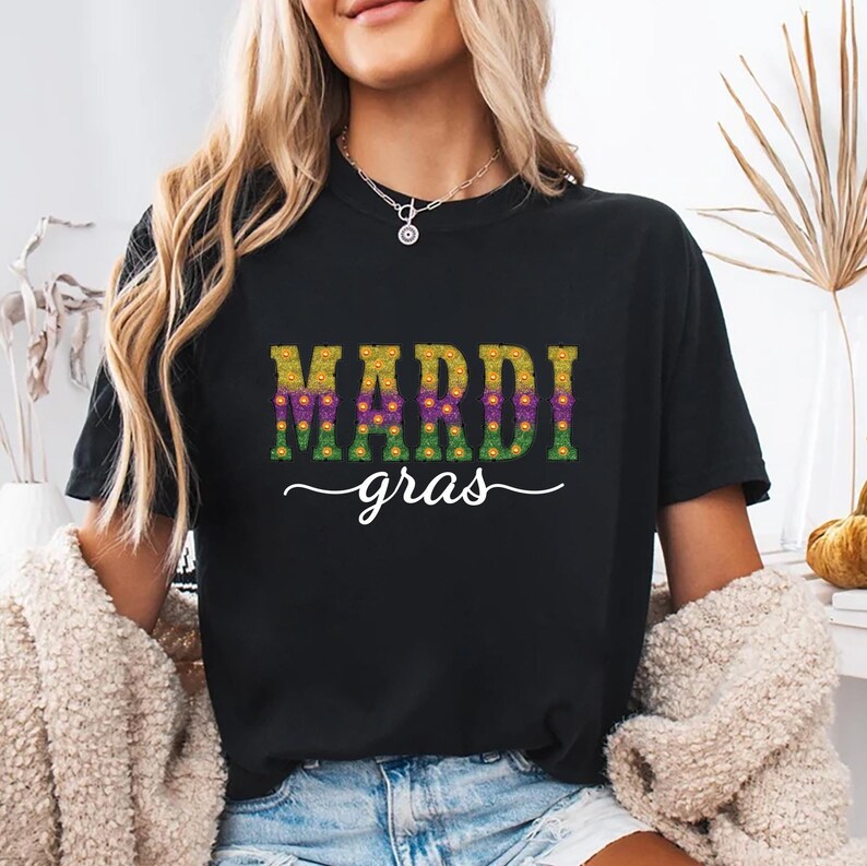 Mardi Gras Short Sleeve T-Shirt, Mardi Gras Day Shirt