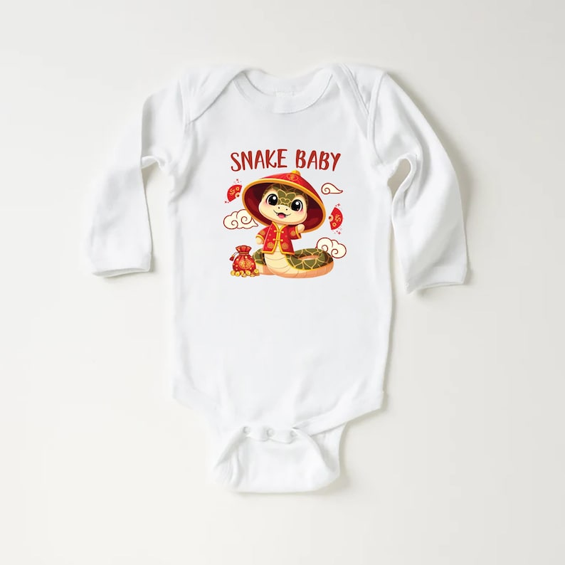 Happy New Year of The Snake Baby Bodysuit