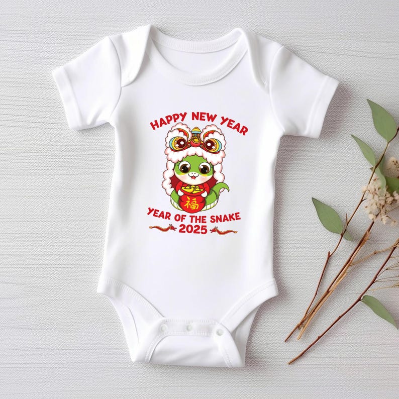 Happy New Year of The Snake Baby Sweatshirt