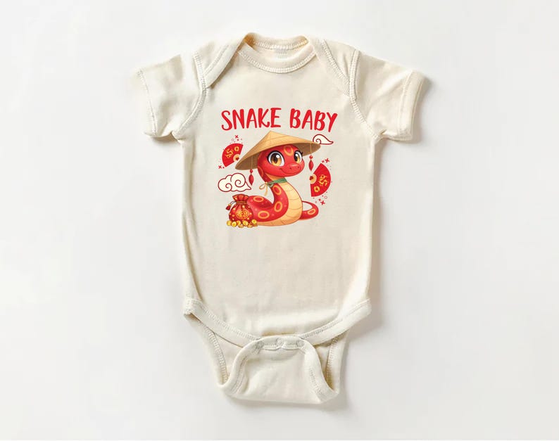 Happy New Year of The Snake Baby Shirt