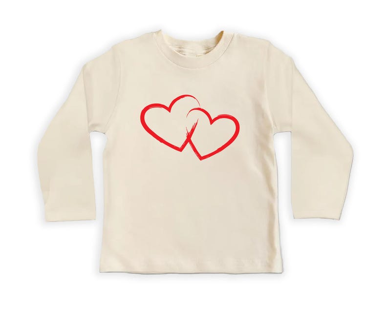 Valentine's Day Baby Shirt, Love Hearts Baby Outfit