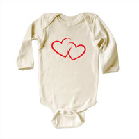 Valentine's Day Baby Shirt, Love Hearts Baby Outfit