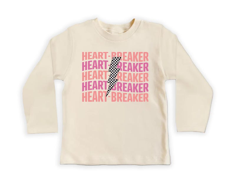 Heart Breaker Baby Shirt, Valentine's Day Kids Outfit