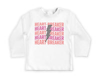 Heart Breaker Baby Shirt, Valentine's Day Kids Outfit