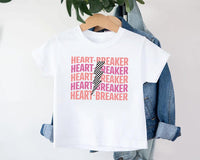 Heart Breaker Baby Shirt, Valentine's Day Kids Outfit