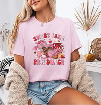 Sweet Like Pan Dulce Short Sleeve T-Shirt, Calorias de Amor No Cuentan Shirt