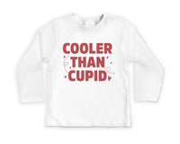 Cooler Than Cupid Baby Shirt, Cute Valentine Day Kids Outfit