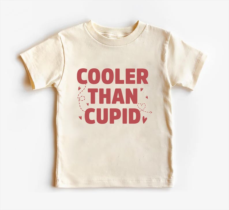 Cooler Than Cupid Baby Shirt, Cute Valentine Day Kids Outfit