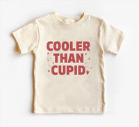 Cooler Than Cupid Baby Shirt, Cute Valentine Day Kids Outfit