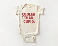 Cooler Than Cupid Baby Shirt, Cute Valentine Day Kids Outfit