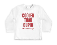 Cooler Than Cupid Baby Bodysuit, Cute Valentine Day Kids Outfit