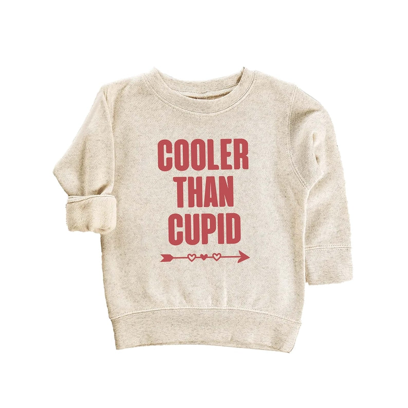 Cooler Than Cupid Baby Bodysuit, Cute Valentine Day Kids Outfit