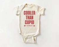 Cooler Than Cupid Baby Bodysuit, Cute Valentine Day Kids Outfit