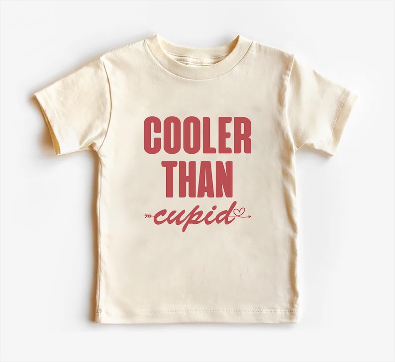 Cooler Than Cupid Baby Sweatshirt, Cute Valentine Day Kids Outfit