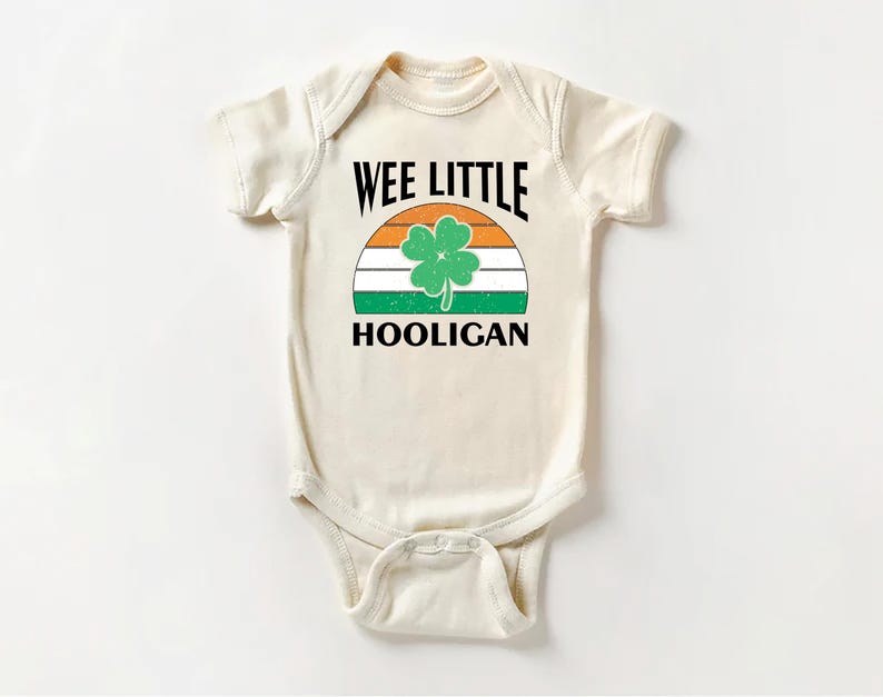 Wee Little Hooligan St. Patrick's Day Baby Sweatshirt