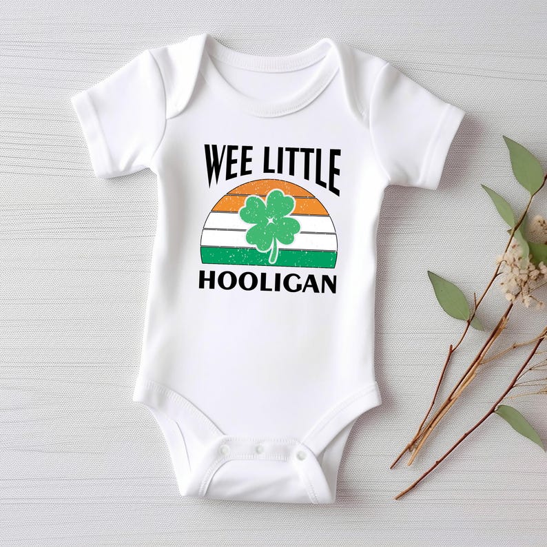 Wee Little Hooligan St. Patrick's Day Baby Sweatshirt